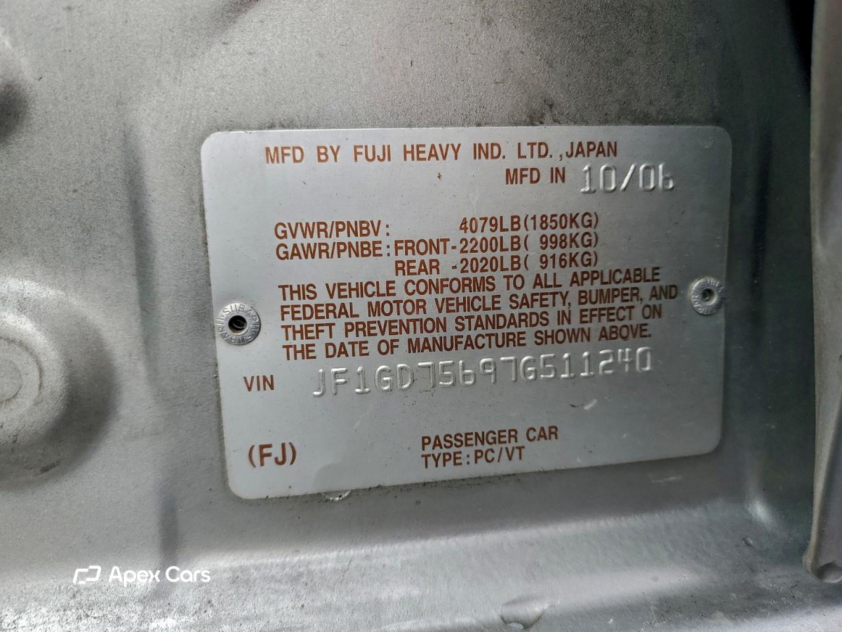 Subaru Impreza 2007