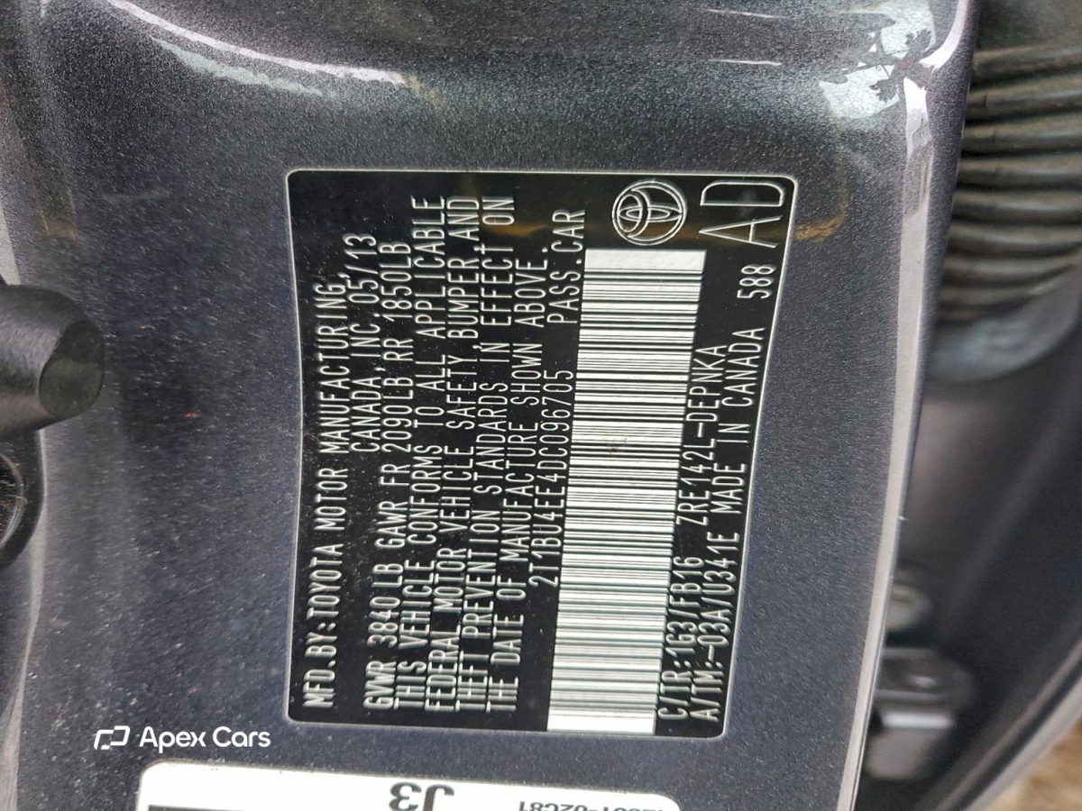 Toyota Corolla 2013