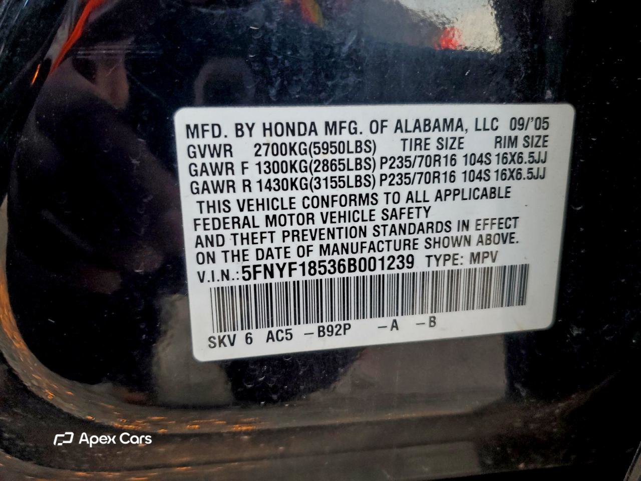 Honda Pilot 2006