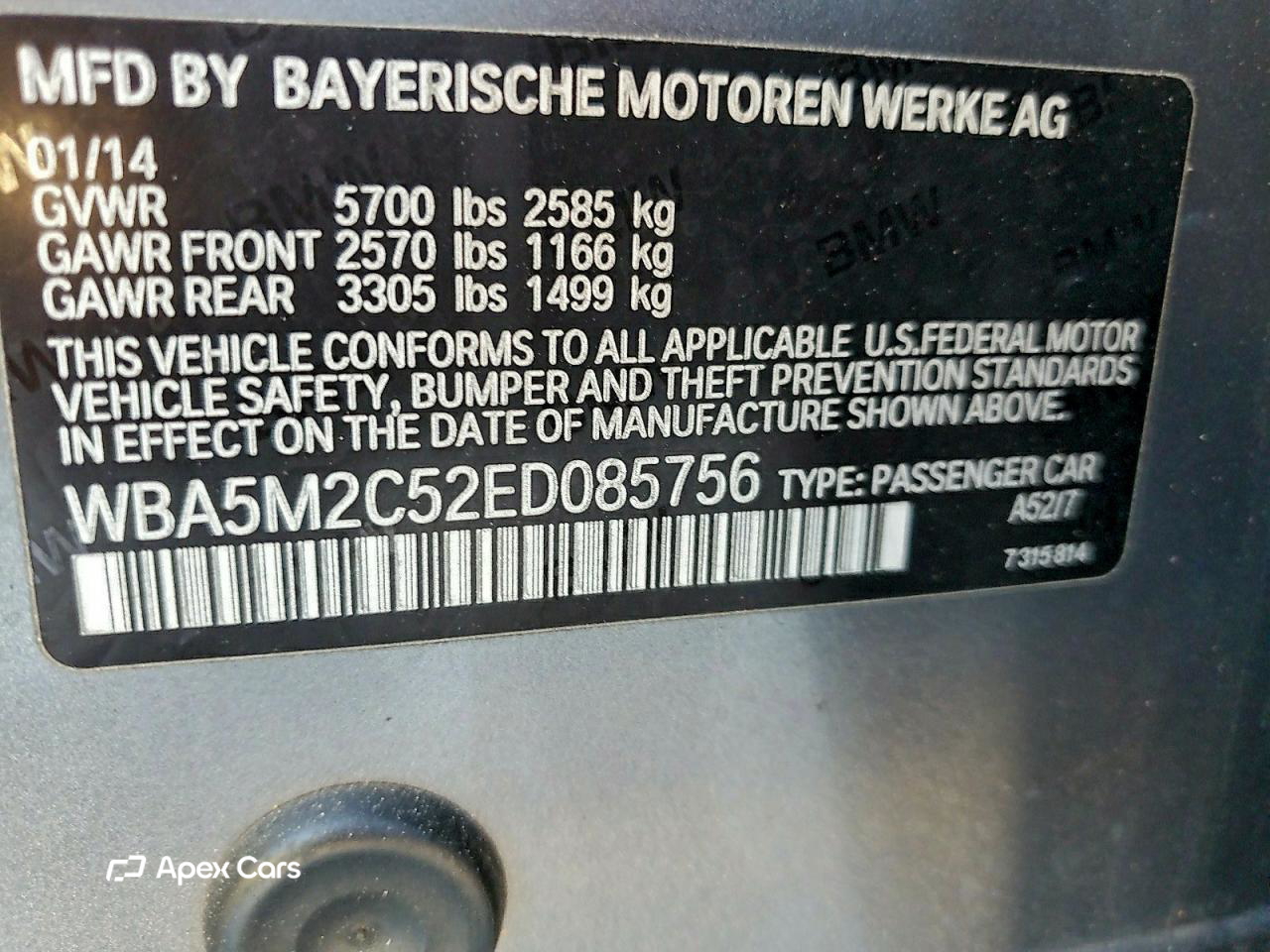 BMW Series 5 2014