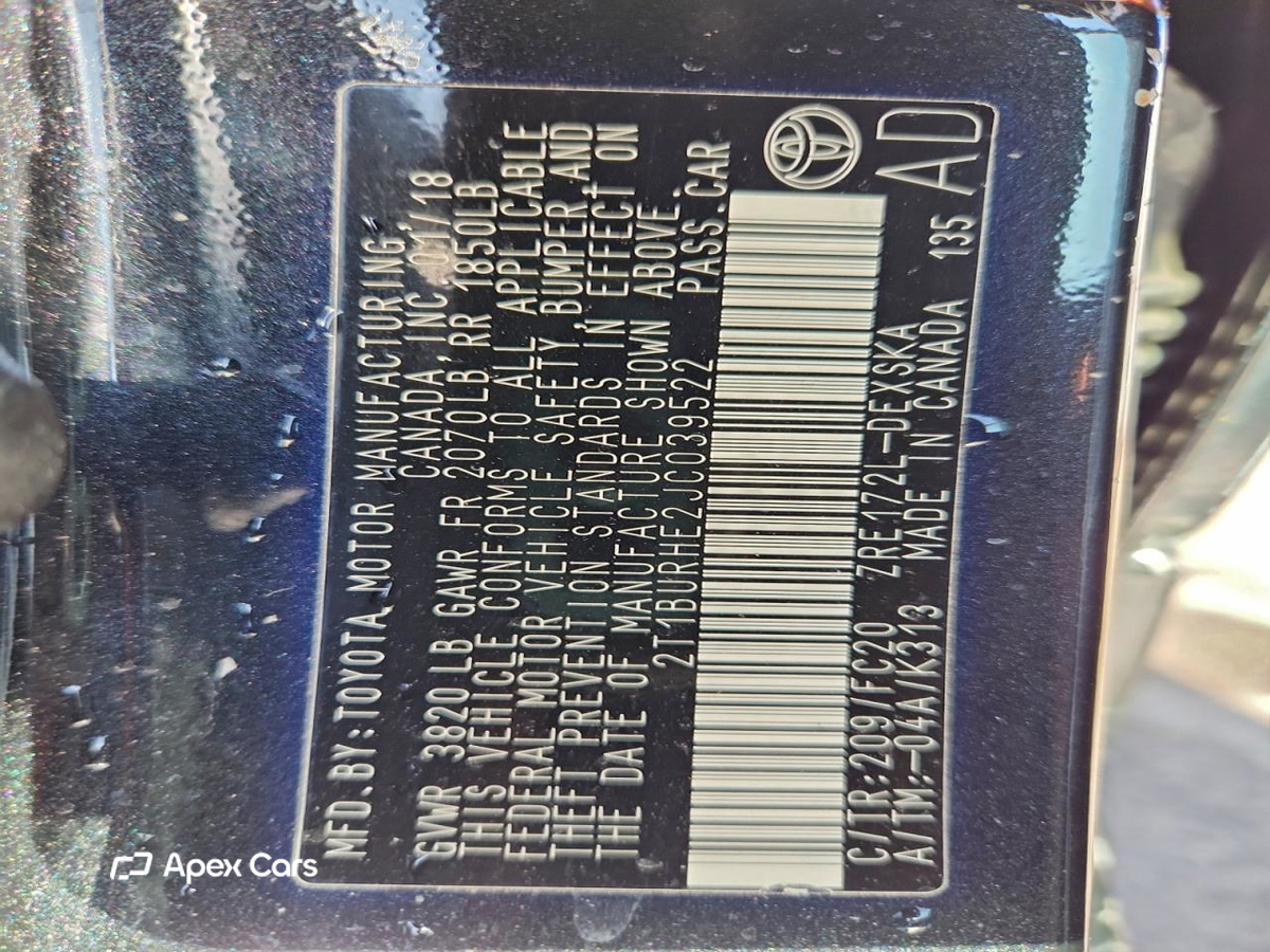 Toyota Corolla 2018