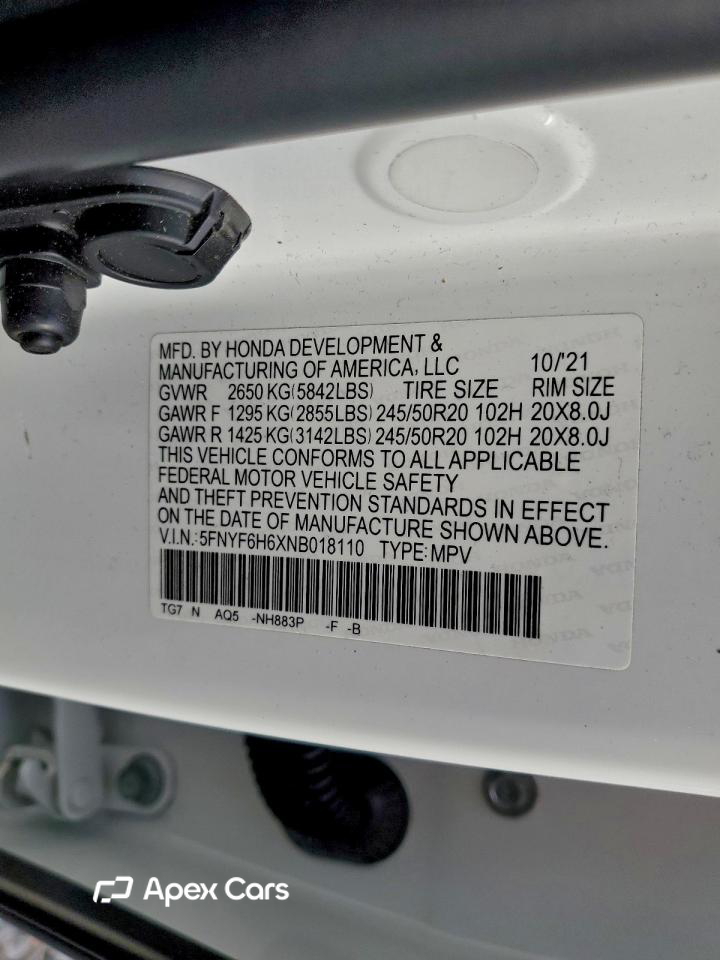 Honda Pilot 2022