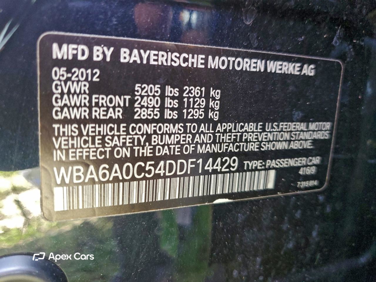 BMW Series 6 2013
