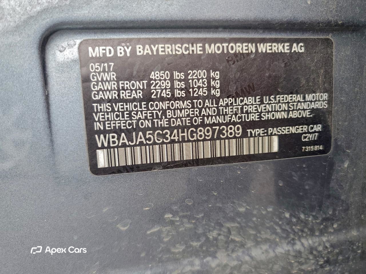BMW Series 5 2017