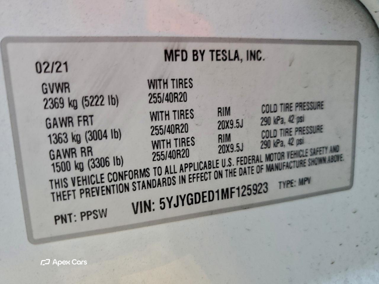 Tesla Model Y 2021
