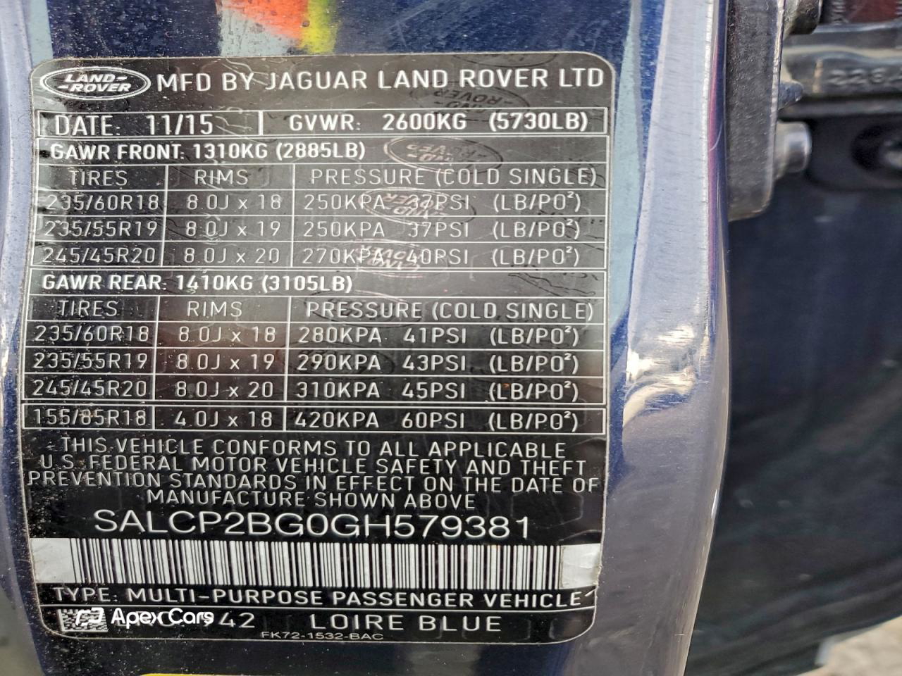 Land Rover Discovery 2016