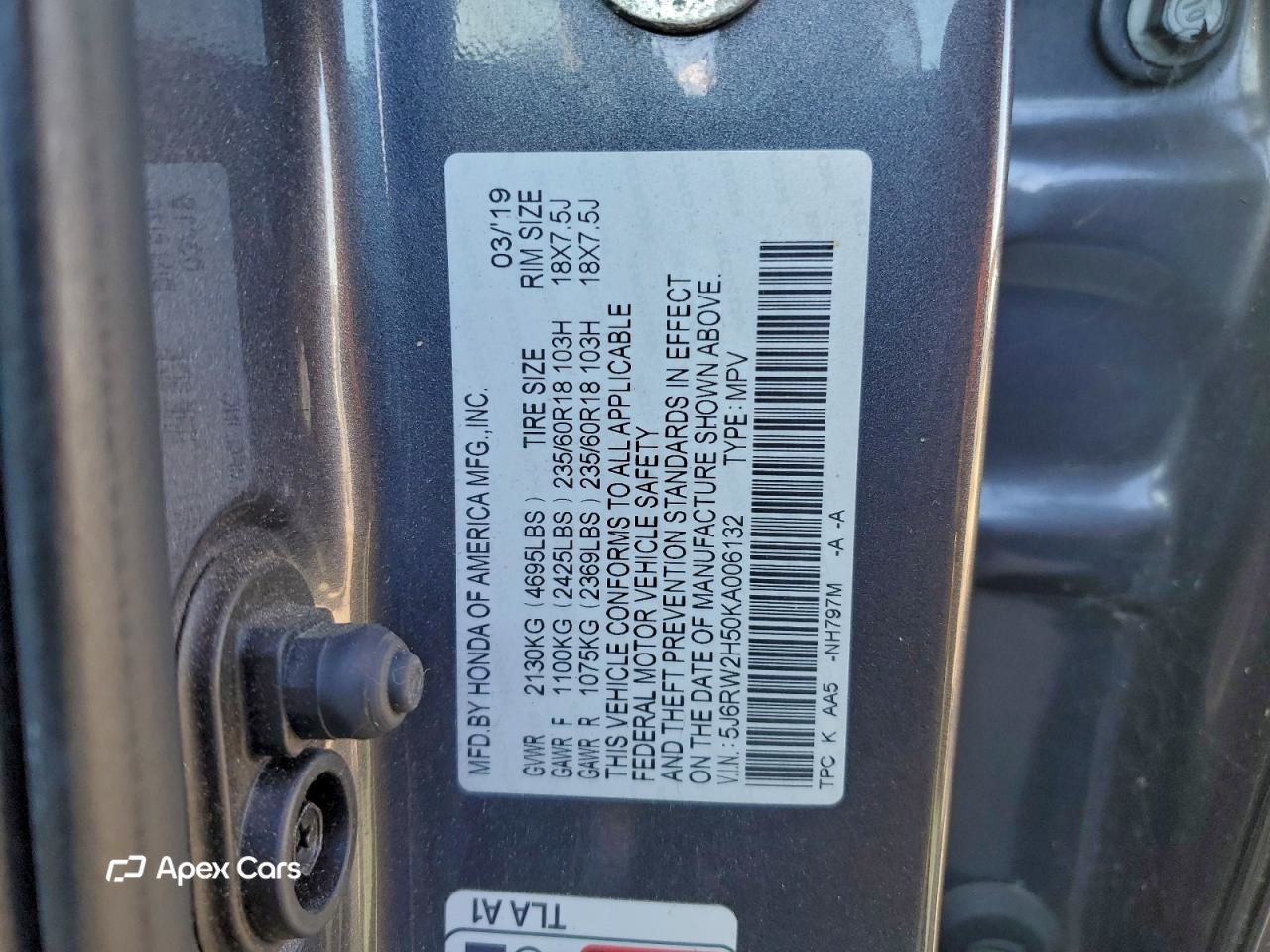 Honda CR-V 2019