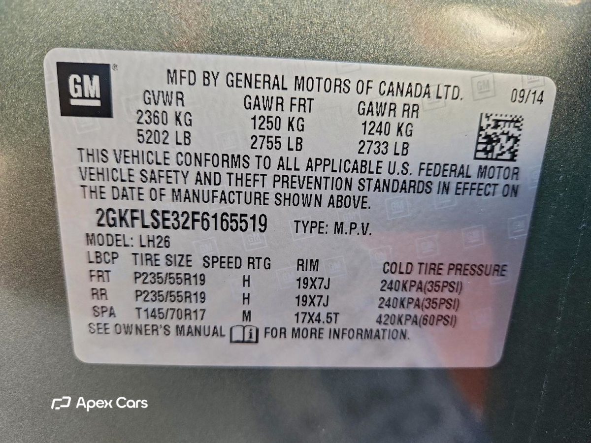 GMC Terrain 2015