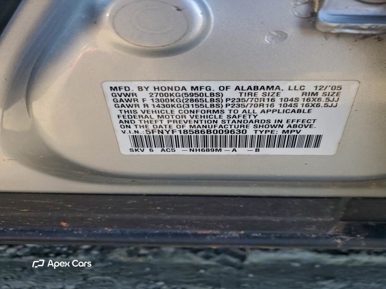 Honda Pilot 2006