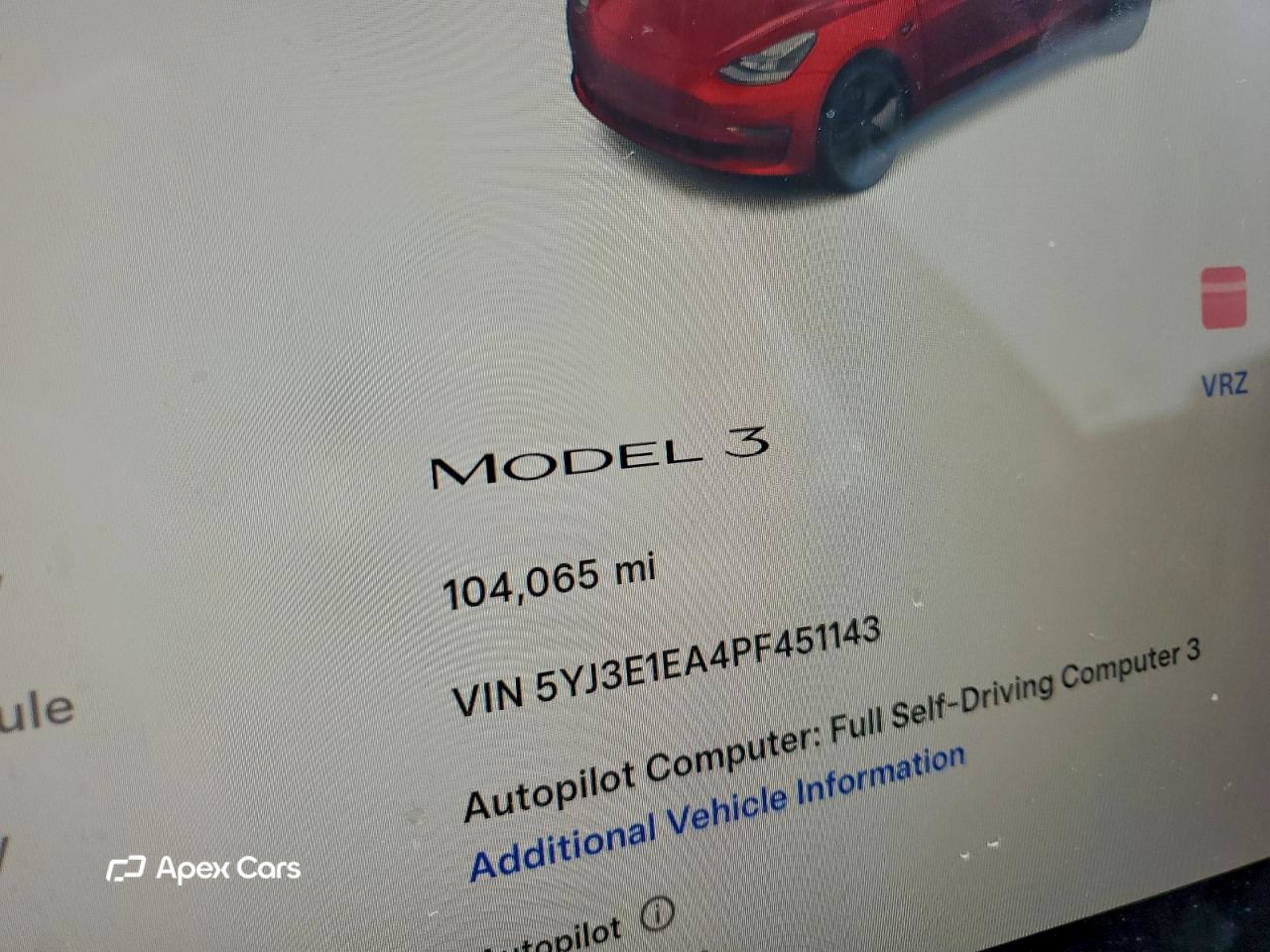 Tesla Model 3 2023