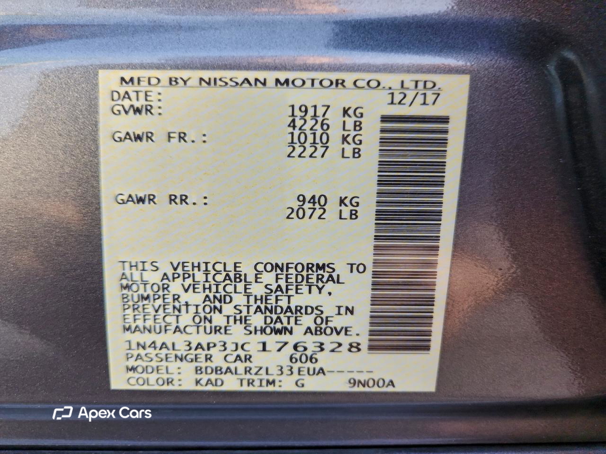Nissan Altima 2018