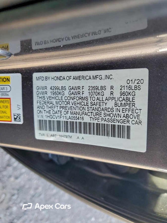 Honda Accord 2020