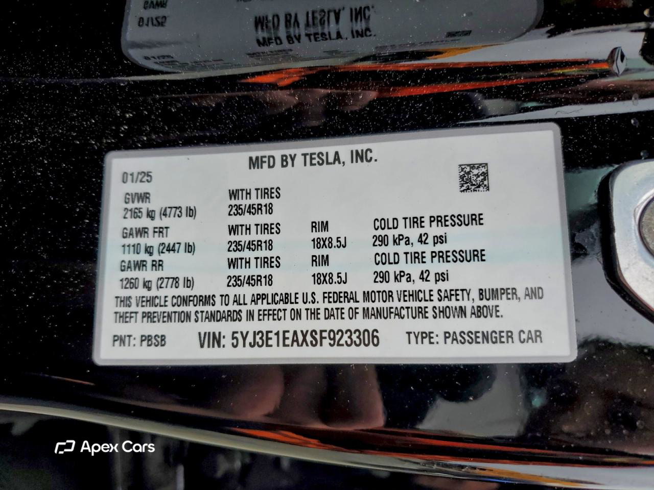 Tesla Model 3 2025