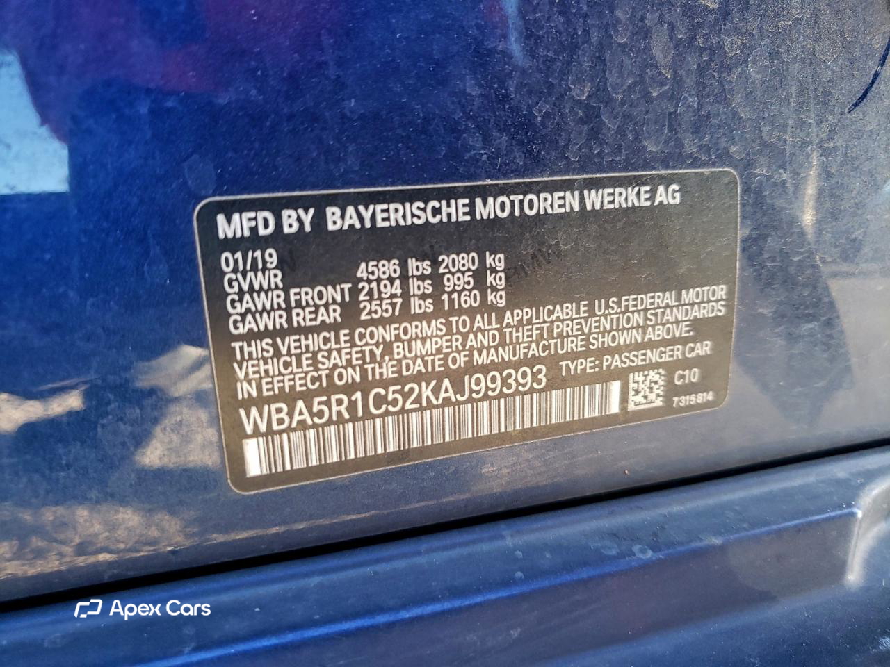 BMW Series 3 2019