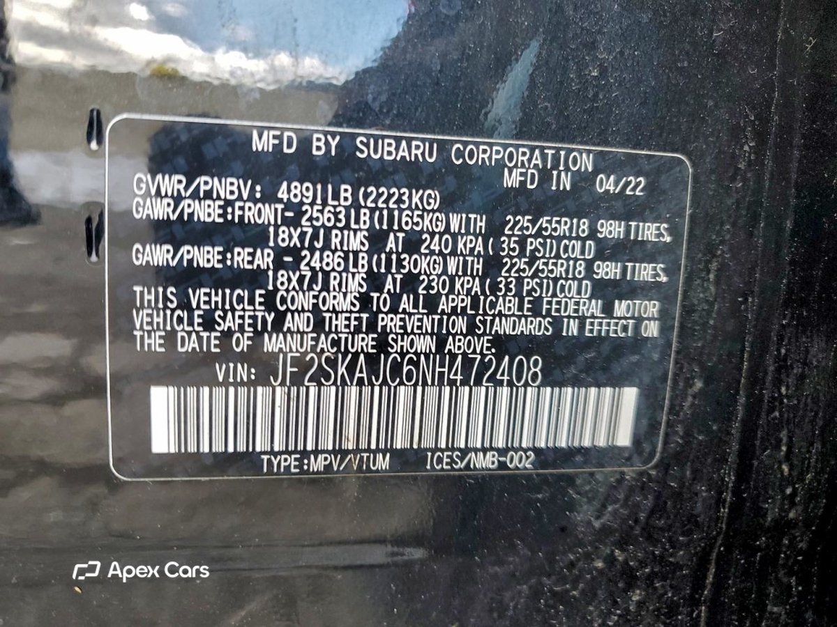 Subaru Forester 2022