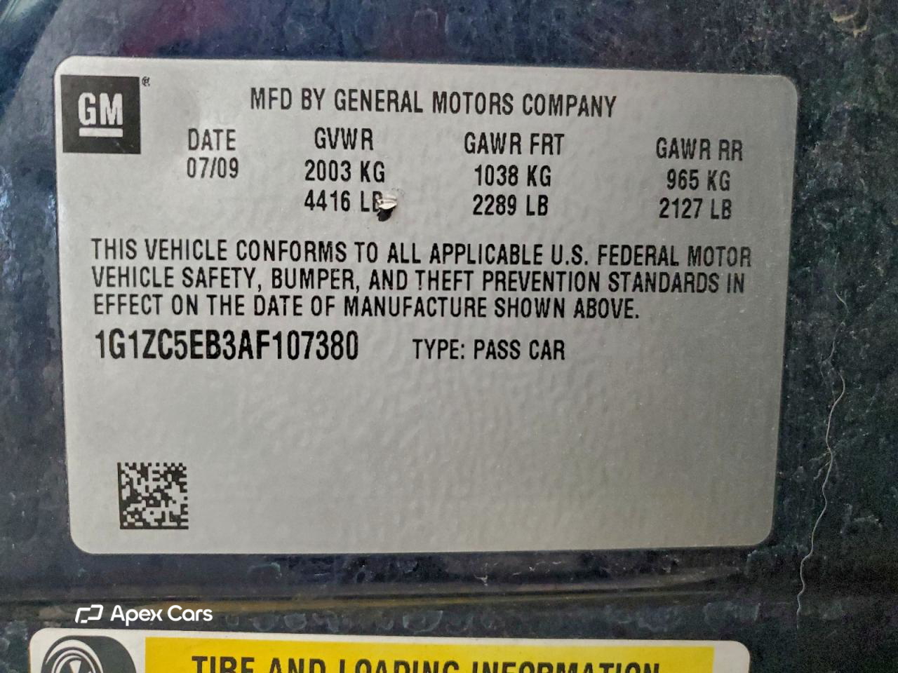 Chevrolet Malibu 2010