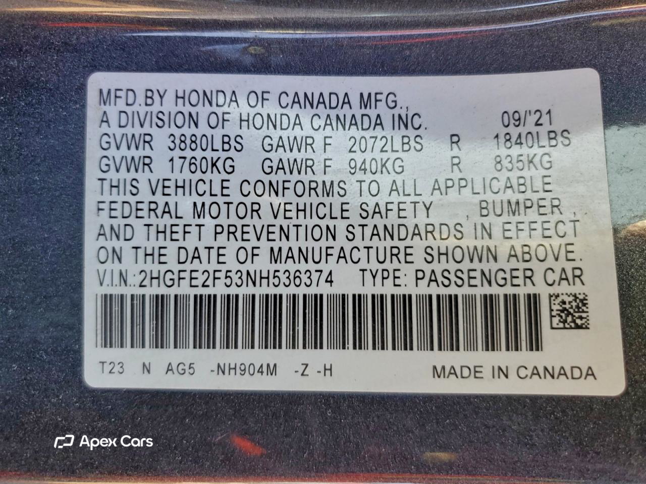 Honda Civic 2022