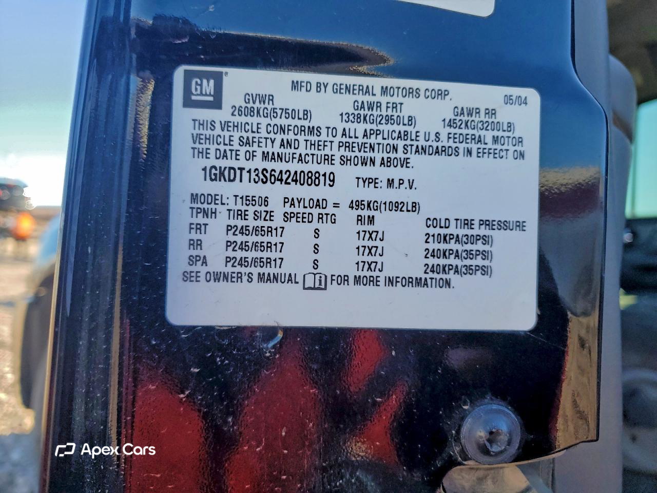 GMC Envoy 2004