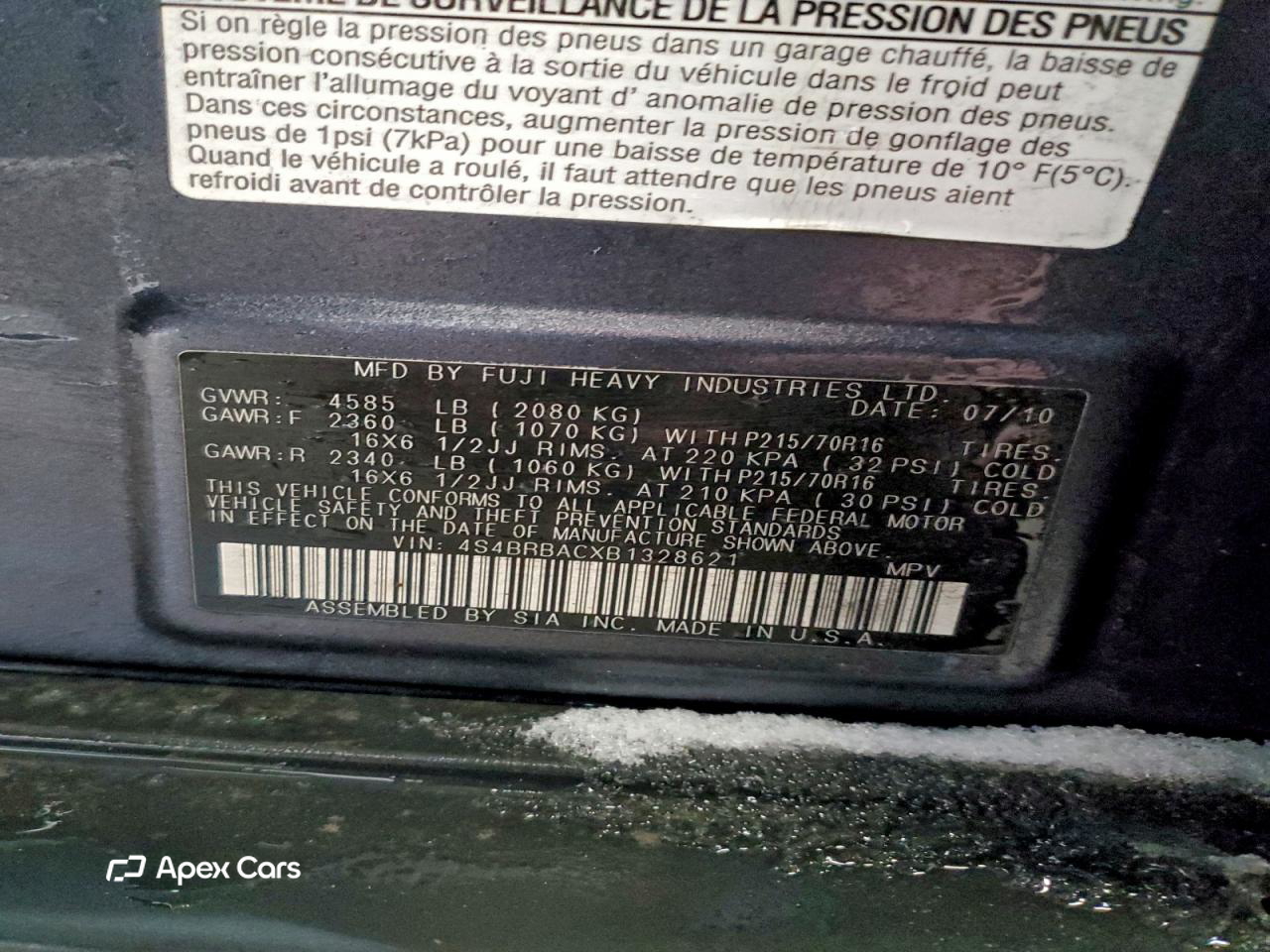Subaru Outback 2011