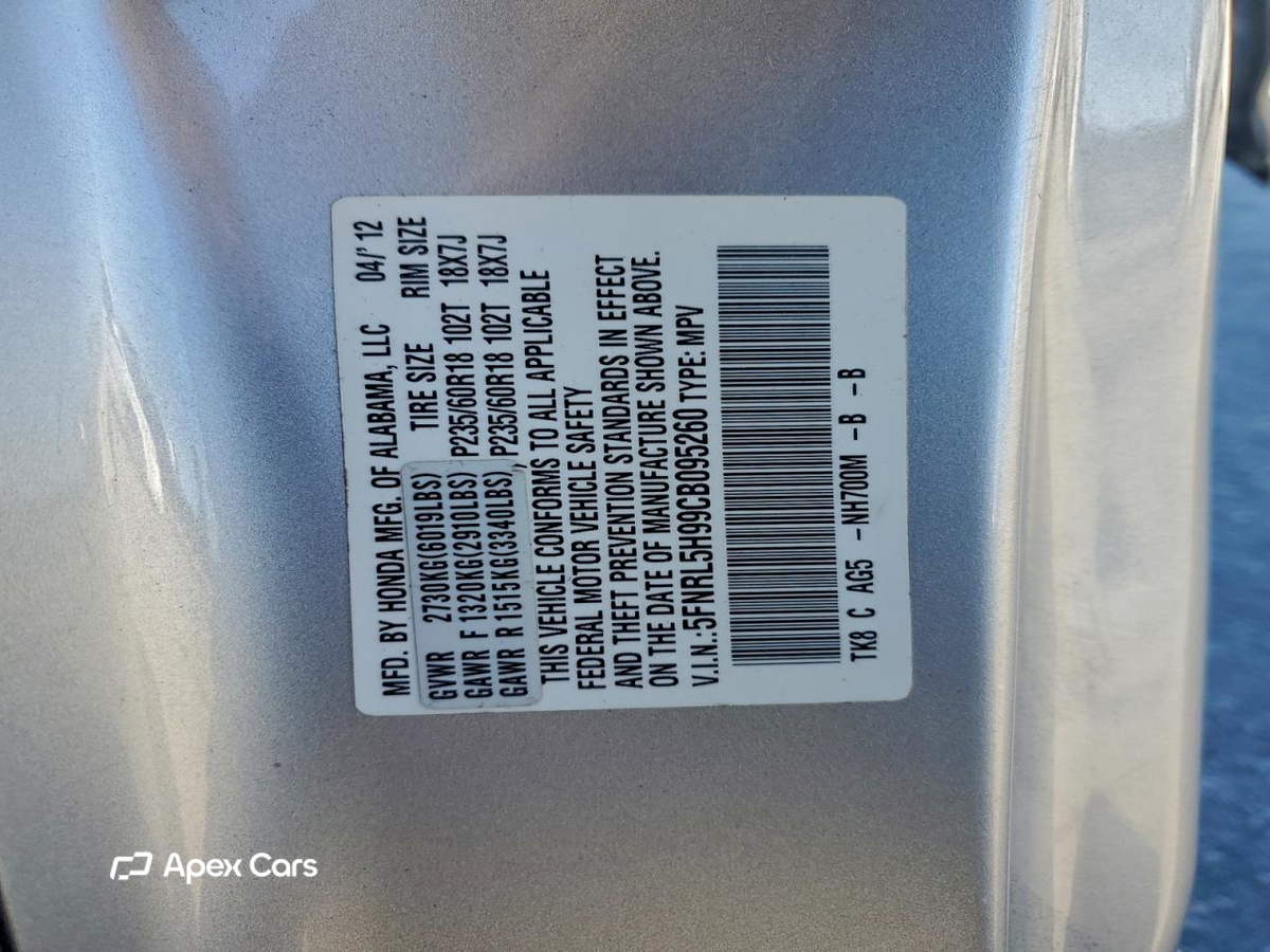 Honda Odyssey 2012