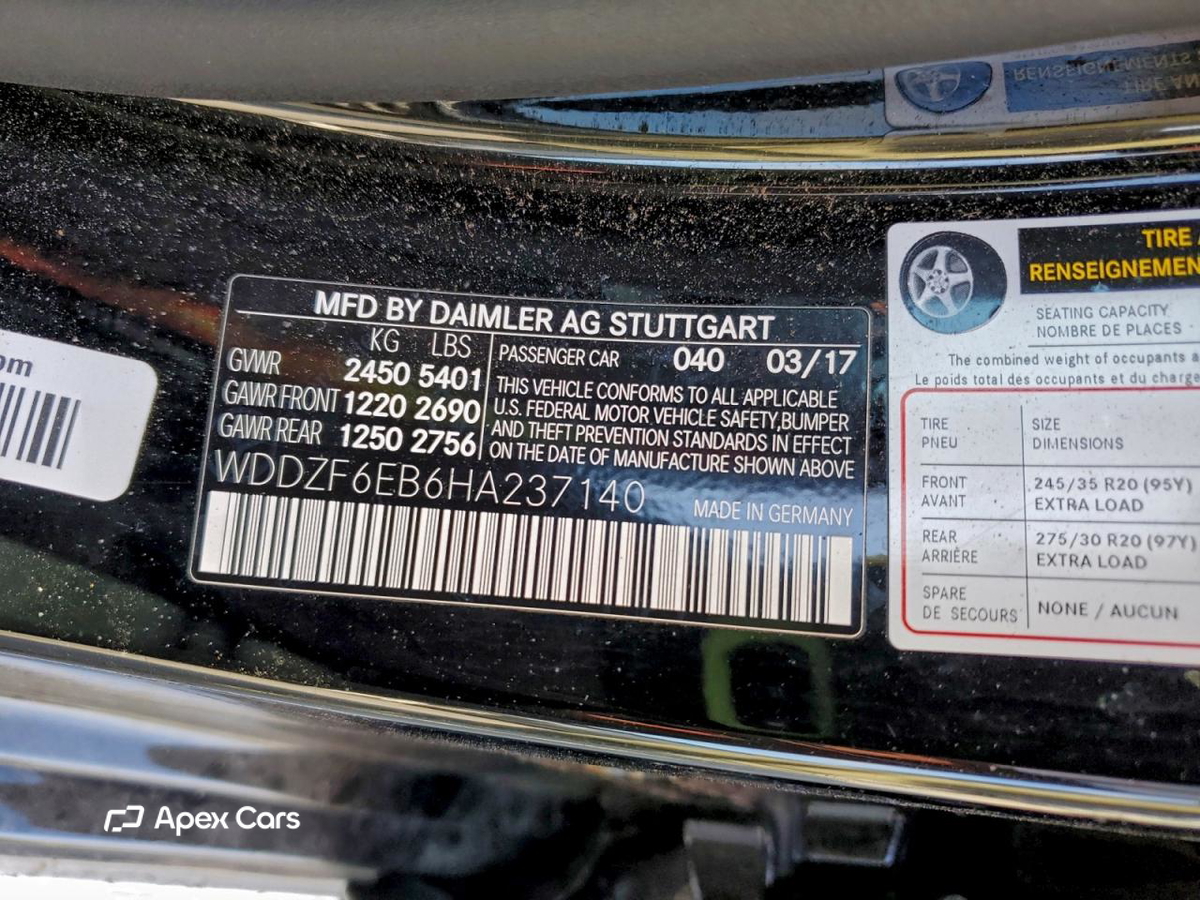 Mercedes-Benz E-klasse 2017