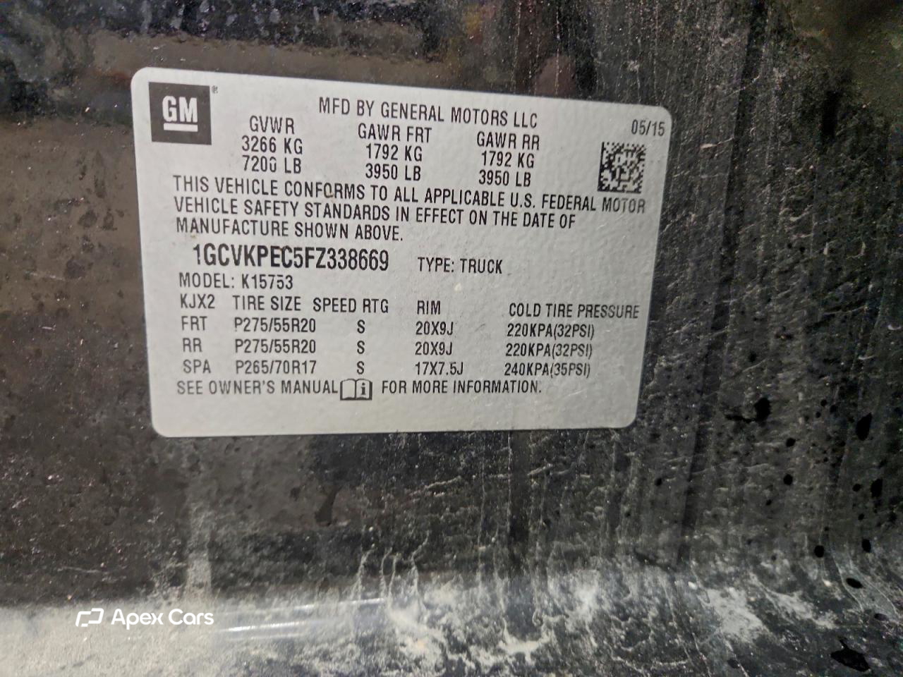 Chevrolet Silverado 2015