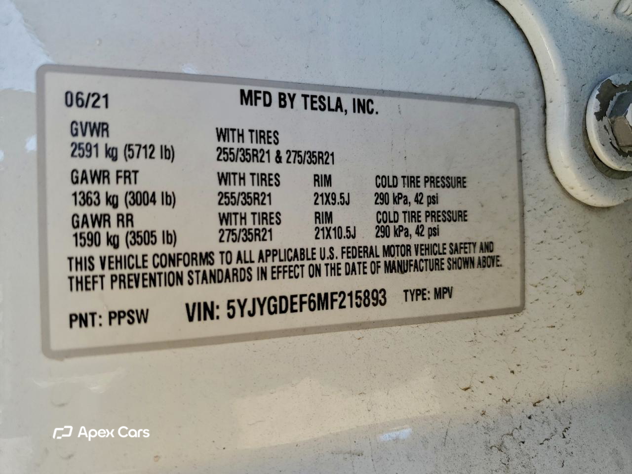 Tesla Model Y 2021
