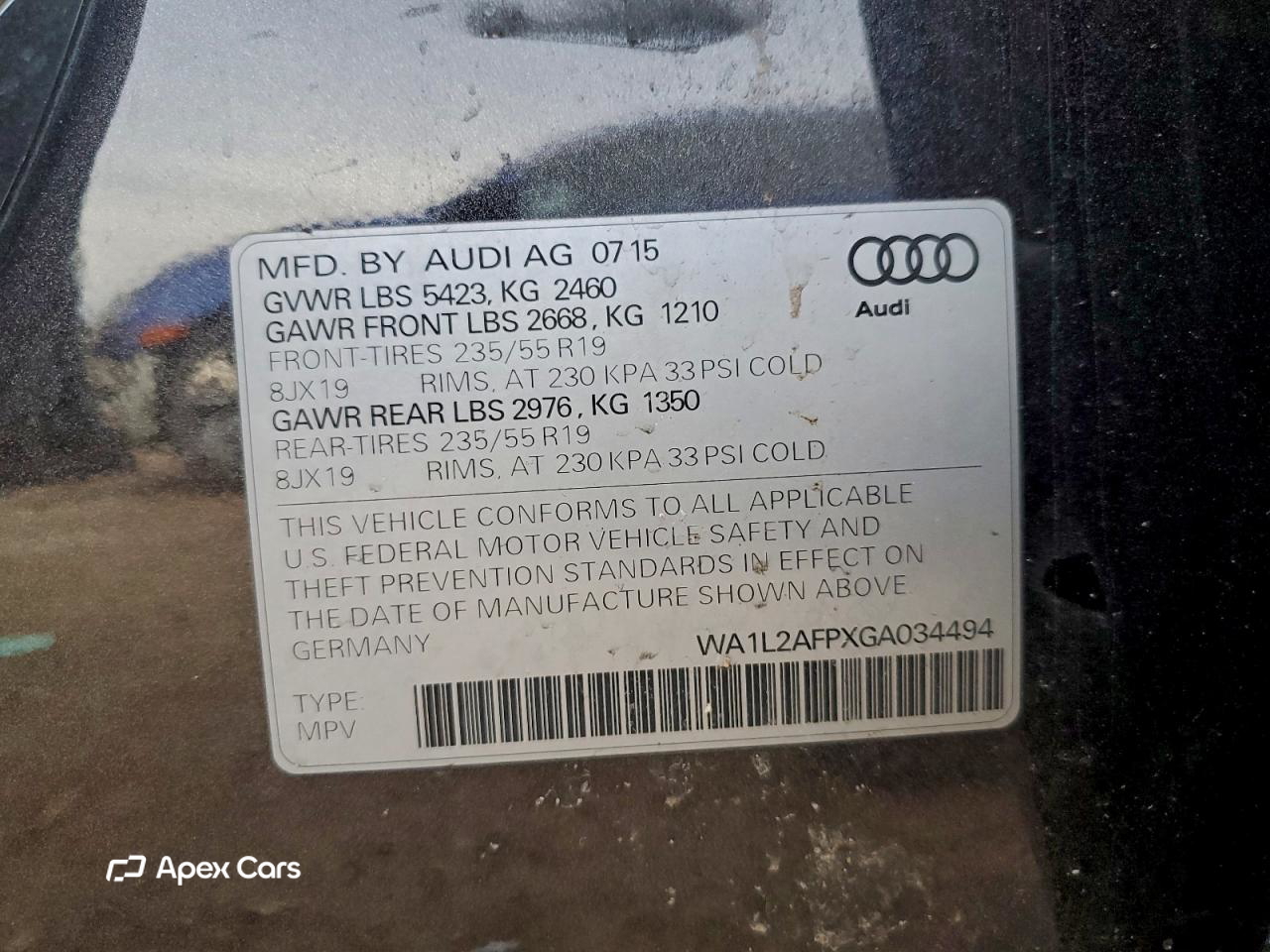 Audi Q5 2016