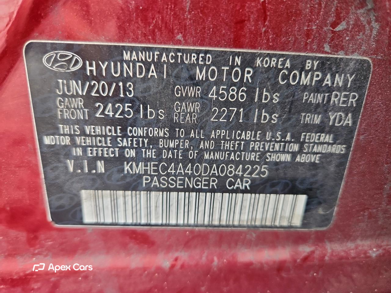 Hyundai Sonata 2013
