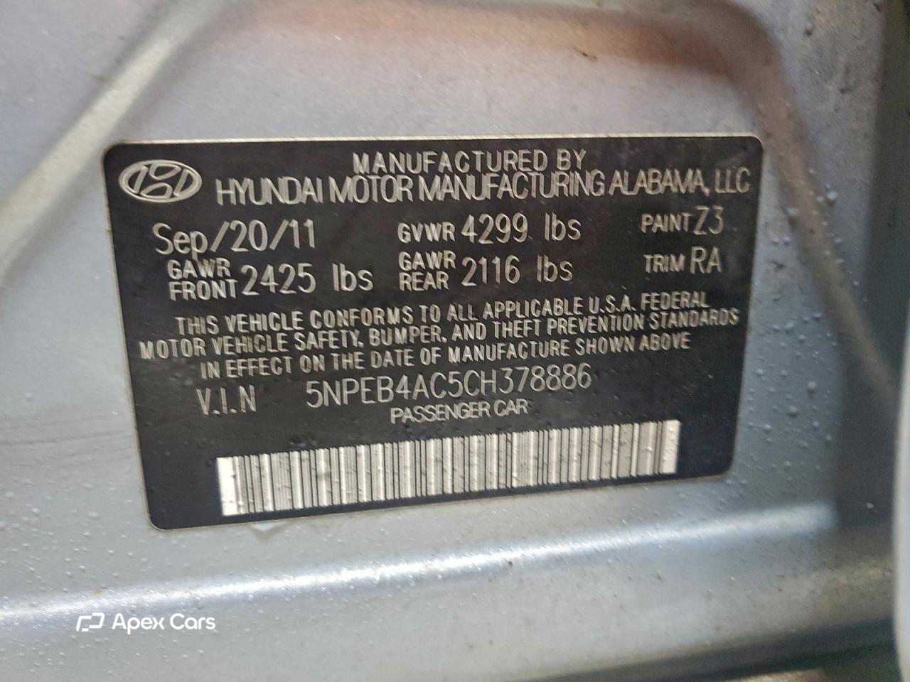 Hyundai Sonata 2012