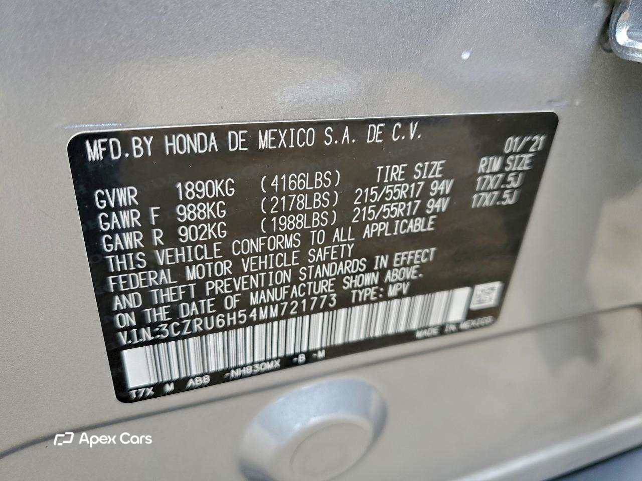 Honda HR-V 2021