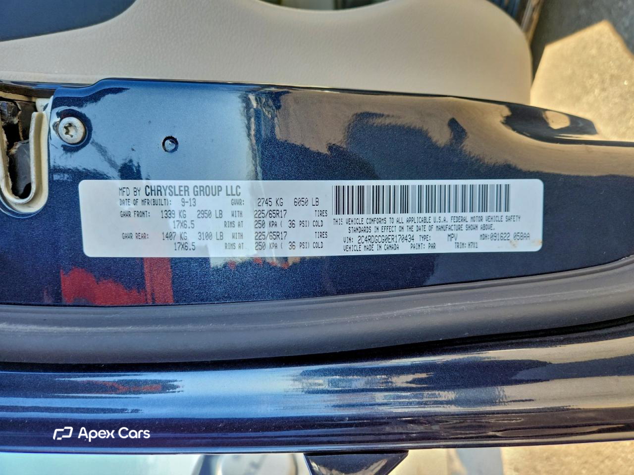 Dodge Caravan 2014