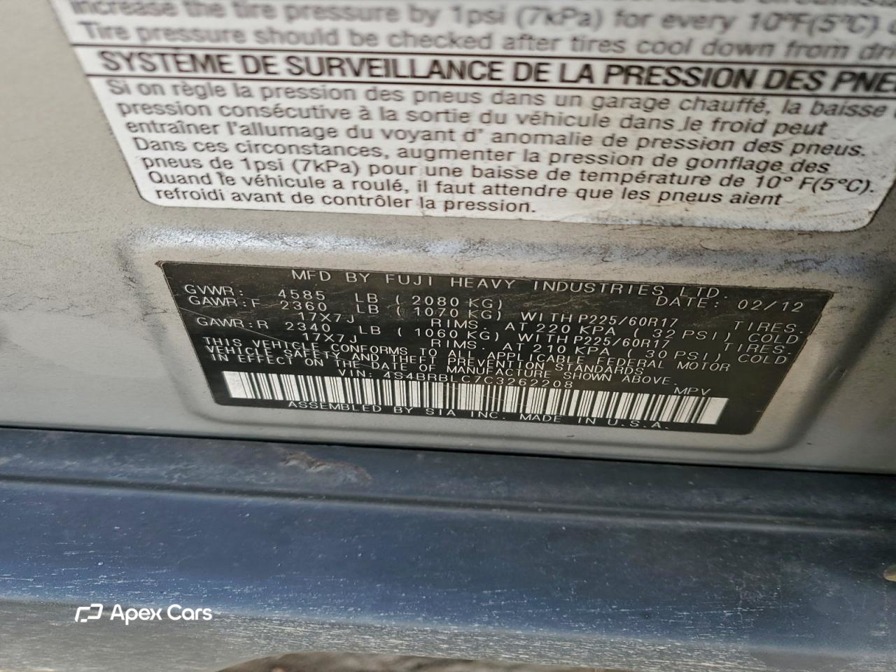 Subaru Outback 2012