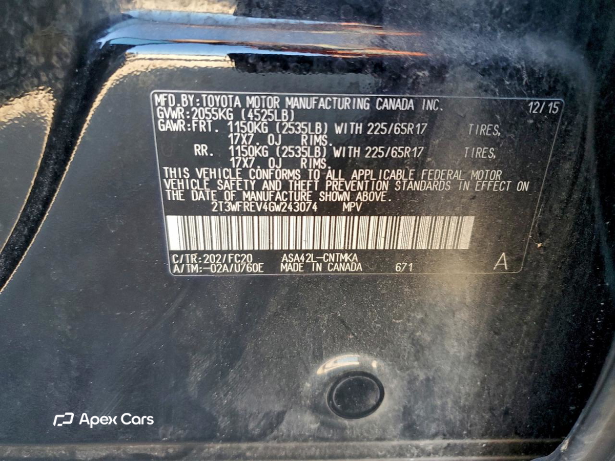 Toyota RAV 4 2016