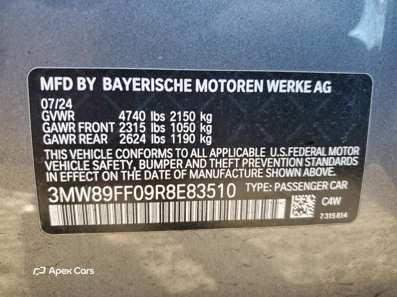 BMW Series 3 2024