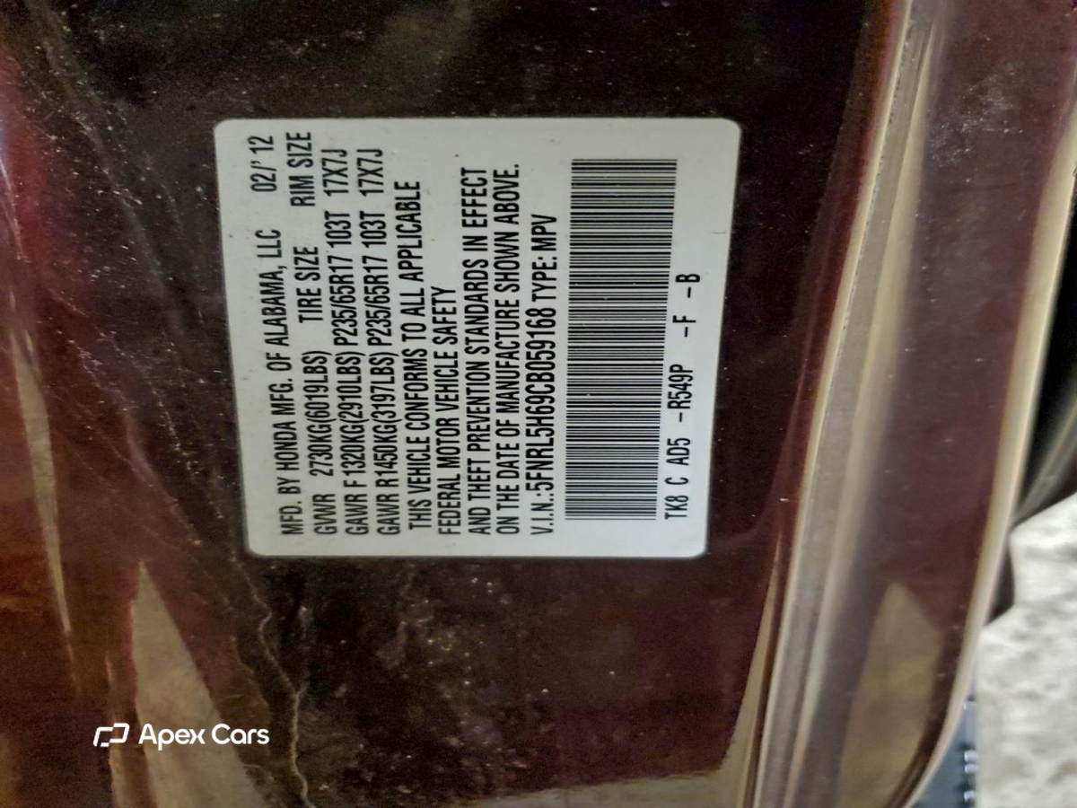 Honda Odyssey 2012