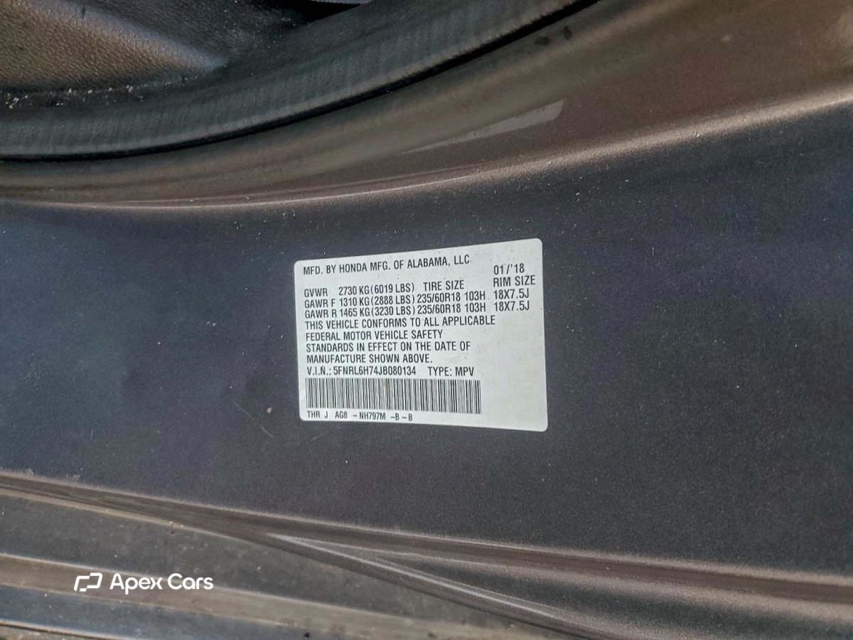 Honda Odyssey 2018