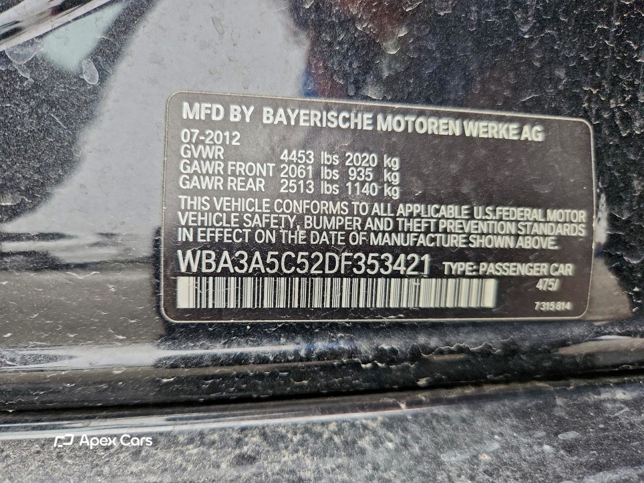 BMW Series 3 2013