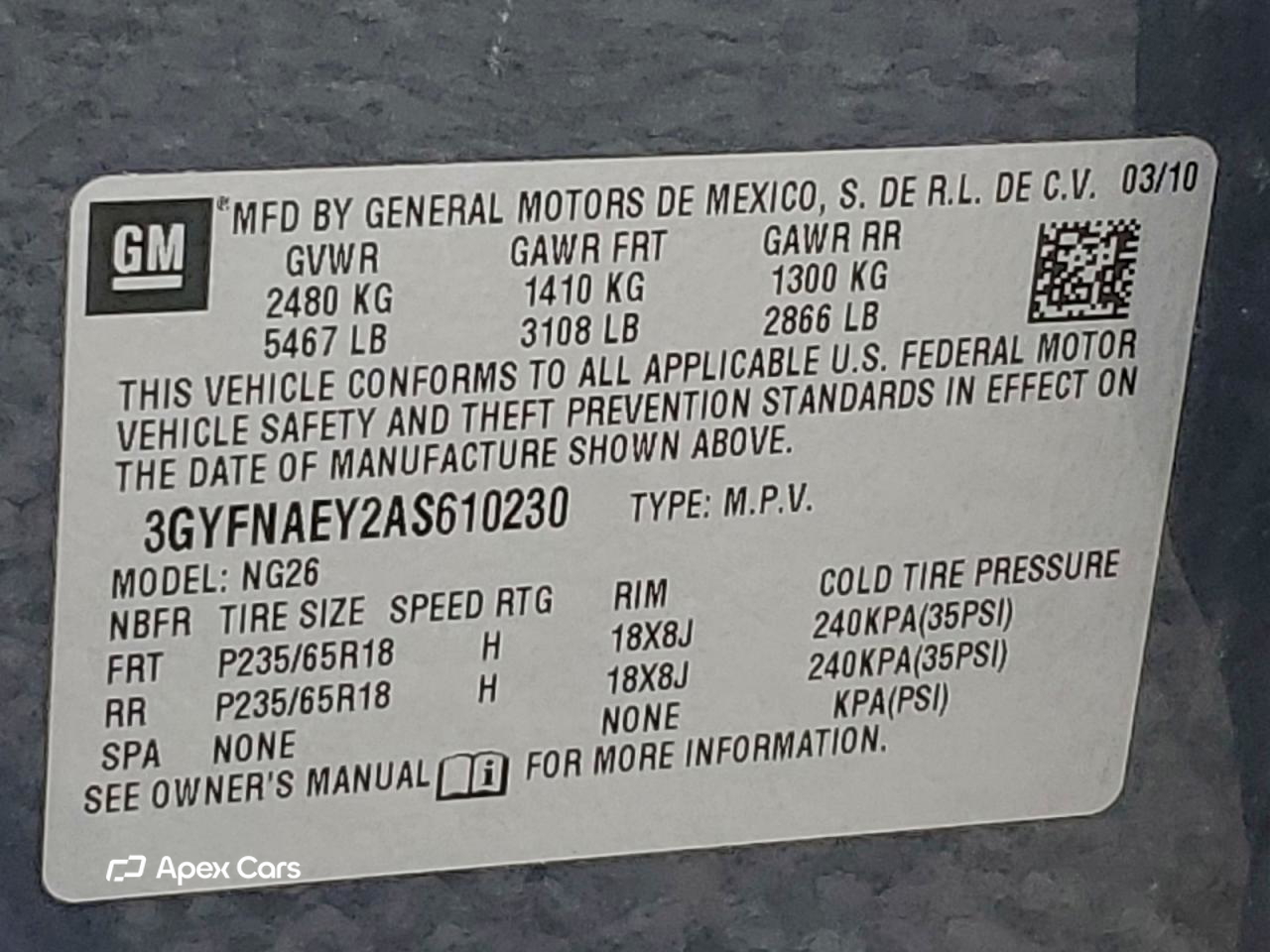 Cadillac SRX 2010