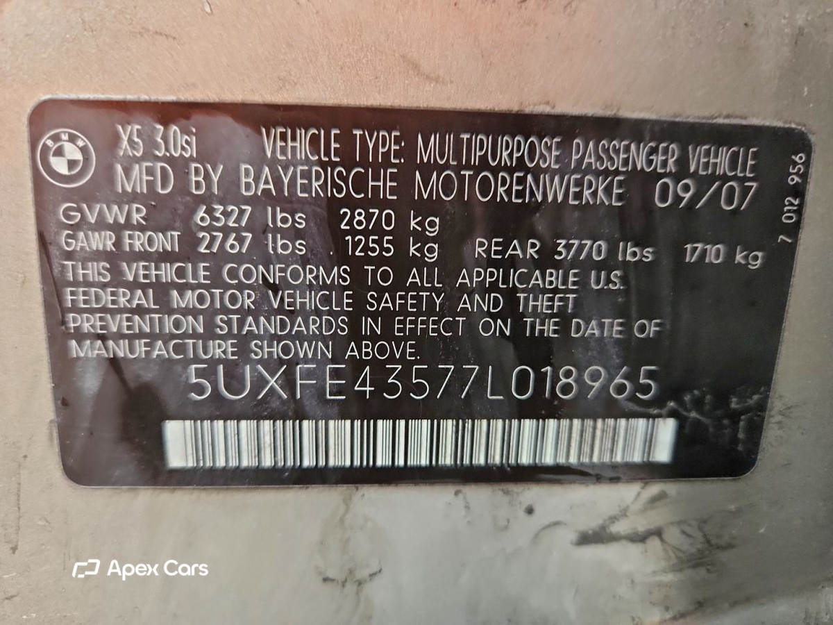 BMW X5 2007