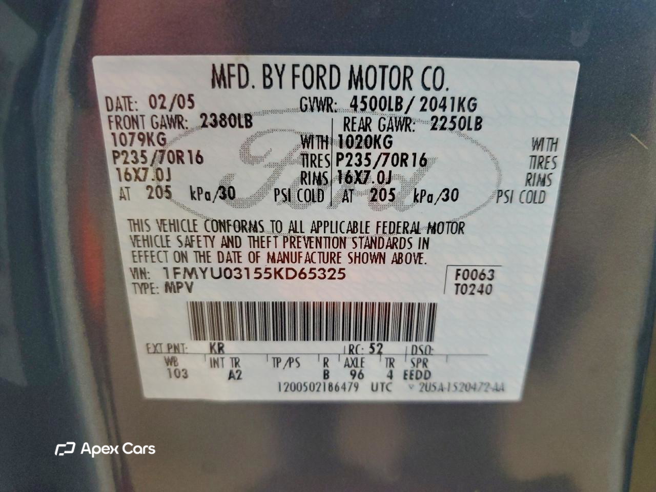 Ford Escape 2005