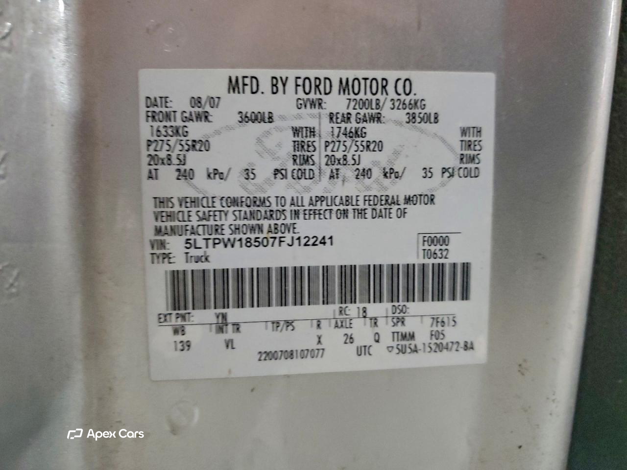 Lincoln Mark LT 2007