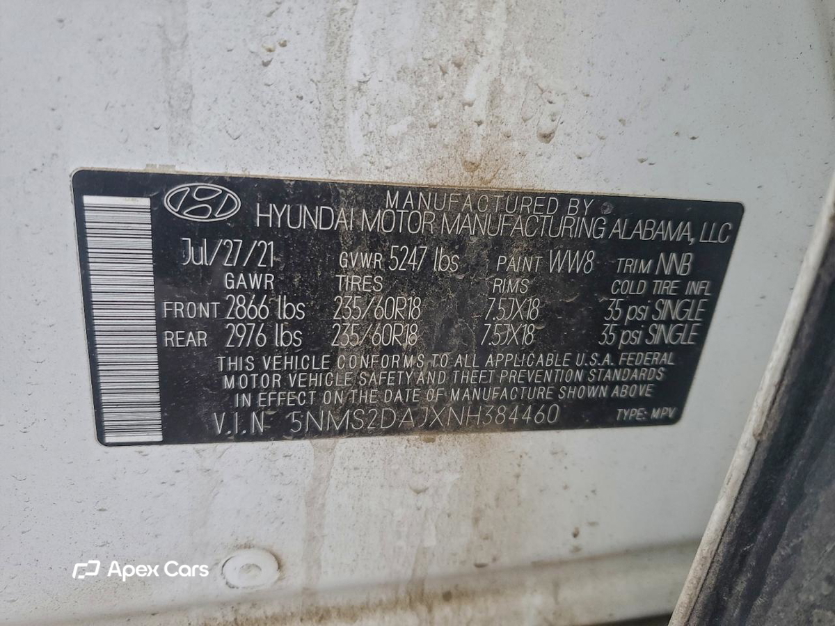 Hyundai Santa Fe 2022