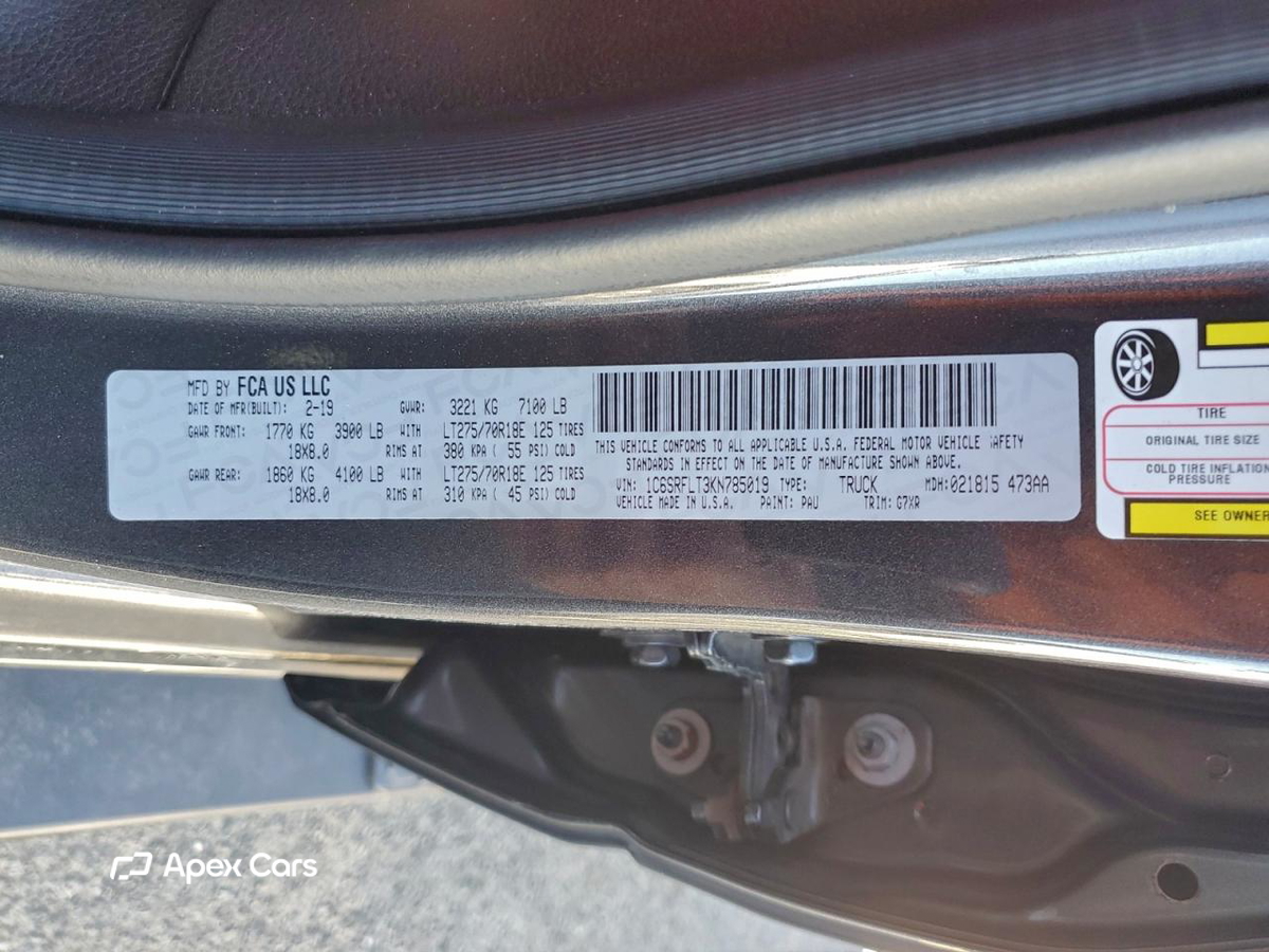 RAM 1500 2019