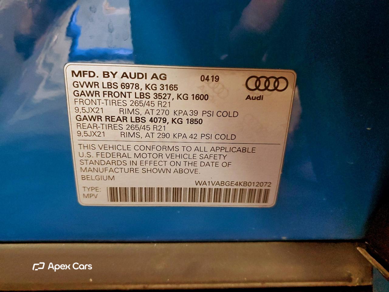 Audi e-tron 2019