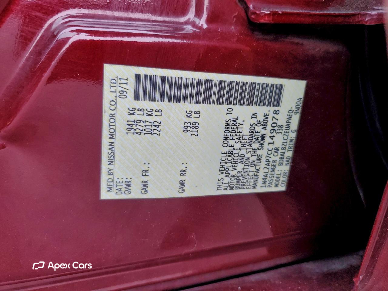 Nissan Altima 2012