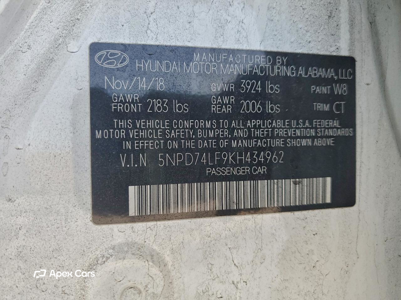 Hyundai Elantra 2019
