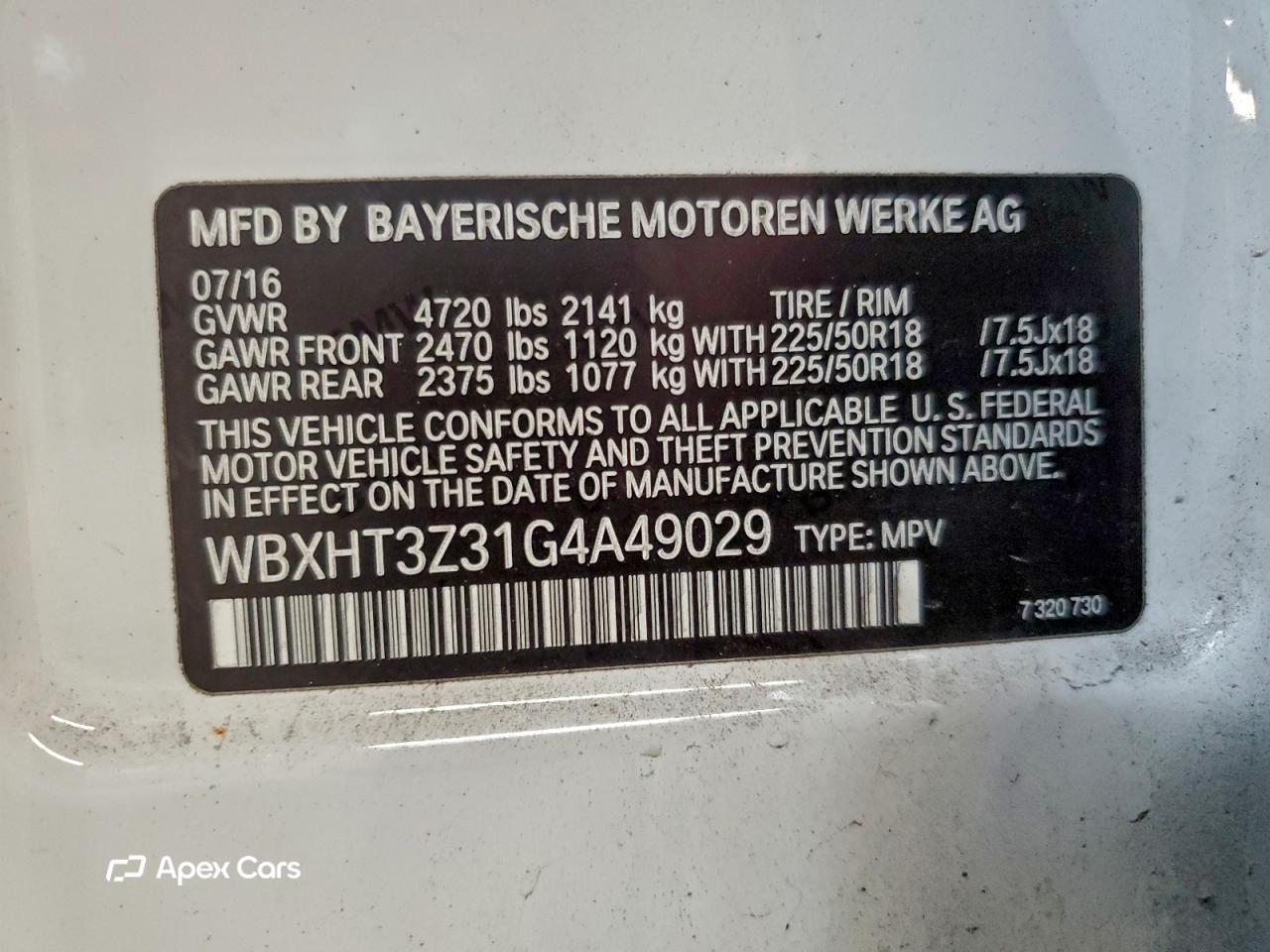 BMW X1 2016