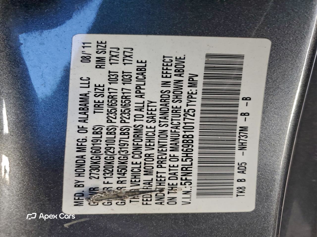 Honda Odyssey 2011