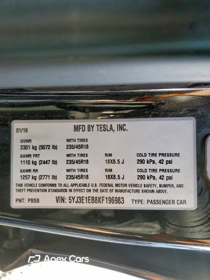 Tesla Model 3 2019